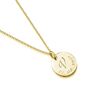 Personalised 18 K Gold Plated Initial And Date Necklace, thumbnail 4 of 12
