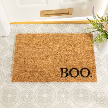 Boo Printed Doormat, 2 of 4