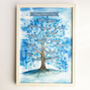 Fathers Day Personalised Family Tree Gift, thumbnail 4 of 9