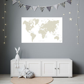 Personalised Travel Pin Map, 5 of 6