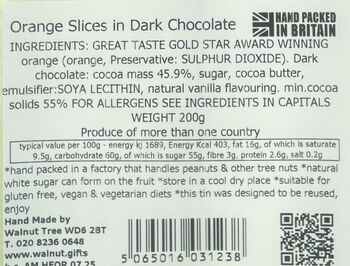 Heart Full Of Orange Slices Dipped In Dark Chocolate, 7 of 7