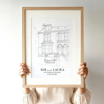 Personalised Fine Line Pencil Sketch Home And Venue Portrait, 2 of 10