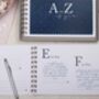 A To Z Of You Book Blue Polka Dot, thumbnail 2 of 5