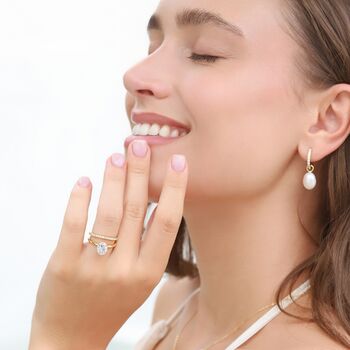 Pearl Hoop Drop Earrings With Removable Pearls In Sterling Silver And Gold, 11 of 12