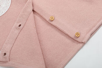 Esme Pink Collar Cardigan, 6 of 10