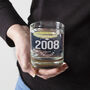 Personalised Engraved Vintage Style Whiskey Glass For Men, thumbnail 3 of 5