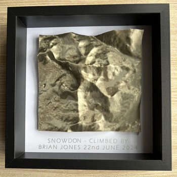 Snowdon 3D Printed Map, 10 of 11