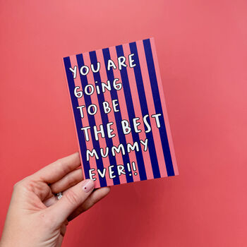 Best Mummy To Be, Mother's Day Card 'From Bump', 4 of 6