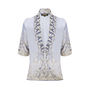 Embroidered Lace Vintage Style Tea Jacket, thumbnail 3 of 4