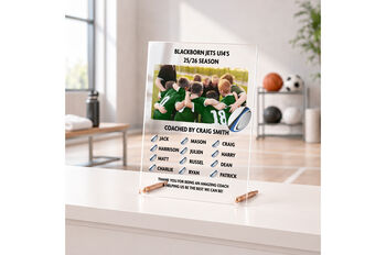 Personalised Rugby Club Acrylic Award Plaque, 3 of 4