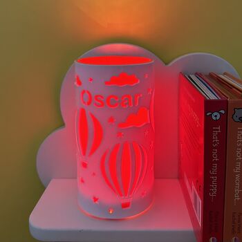 Personalised Hot Air Balloon LED Night Light, 12 of 12