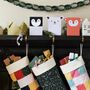 Family Set Of Handmade Quilted Stockings, thumbnail 9 of 12