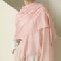 Simple Large Cotton Linen Shawl Scarf Coverup, thumbnail 1 of 10