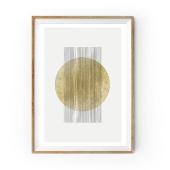 Set Of Three Stone Colour Abstract Art Prints, 4 of 6