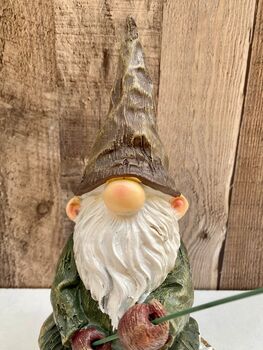 26cm Gnome With Fishing Rod Garden Home Ornament Figurine Fisherman Gift, 8 of 9