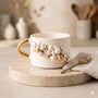 Golden Cluster Mug With 24ct Gold And Blush Ceramic, thumbnail 2 of 3