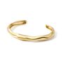 Elya Chunky Organic 18ct Gold Plate Cuff, thumbnail 1 of 5