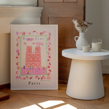 Notre Dame Art Print, Paris City Scene, 5 of 7