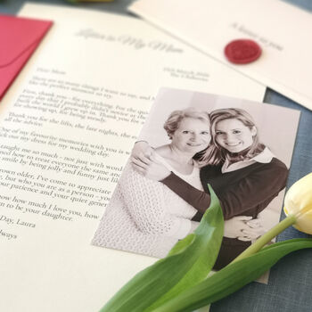 A Letter To My Mum Personalised Keepsake, 10 of 10