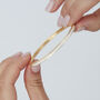 Enamel Bangle With Clasp Gold, thumbnail 2 of 8