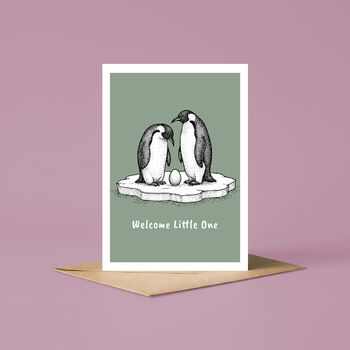 Penguin New Baby Card, 2 of 5
