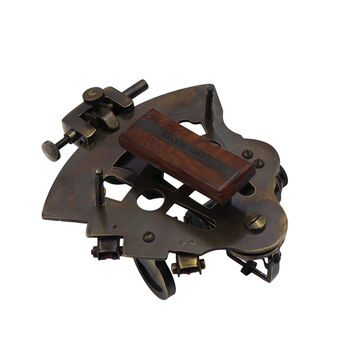 Gunmetal Sextant With Wooden Box, 4 of 12