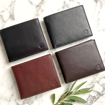 Men's Leather Wallet With Inside Pocket, 3 of 3