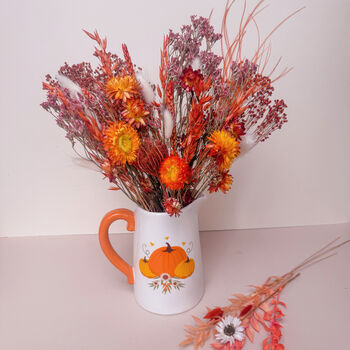 Autumn Jug With Dried Flowers, 2 of 3