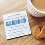 Personalised 'Things I/We Love About..' Coaster, thumbnail 2 of 2