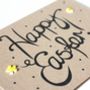Happy Easter Card, Hand Lettered Card With Easter Eggs, thumbnail 3 of 8