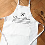 Personalised Nanny's Kitchen Apron Christmas Gift For Nanna, thumbnail 2 of 3