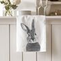 Bunny Tea Towel, thumbnail 1 of 3