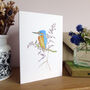 Kingfisher Greeting's Card, thumbnail 3 of 5