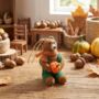 Handmade Felt Radley The Bear Hanging Autumn Decoration, thumbnail 1 of 4