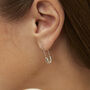 Sterling Silver Safety Pin Earrings, thumbnail 3 of 8