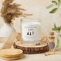 Christmas Vegan Soy Candle Personalised Gift, thumbnail 4 of 6