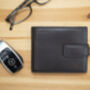 Personalised Men's Leather Tri Fold Wallet With Rfid, thumbnail 4 of 12
