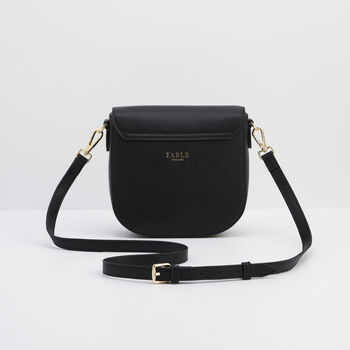 Beth Saddle Crossbody In Black, 5 of 9