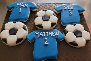 Personalised Football Team Biscuit Tin, 8 of 8