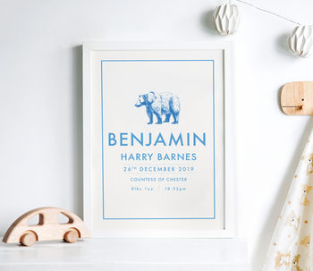 Personalised Animal And Name Print, 6 of 9