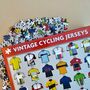 Vintage Cycling Jerseys 1000 Piece Jigsaw, thumbnail 4 of 5