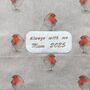 Personalised Robin Cushion, Remembrance Pillow Keepsake, thumbnail 3 of 10