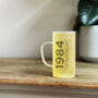 Personalised Birth Year Beer Glass, thumbnail 2 of 5