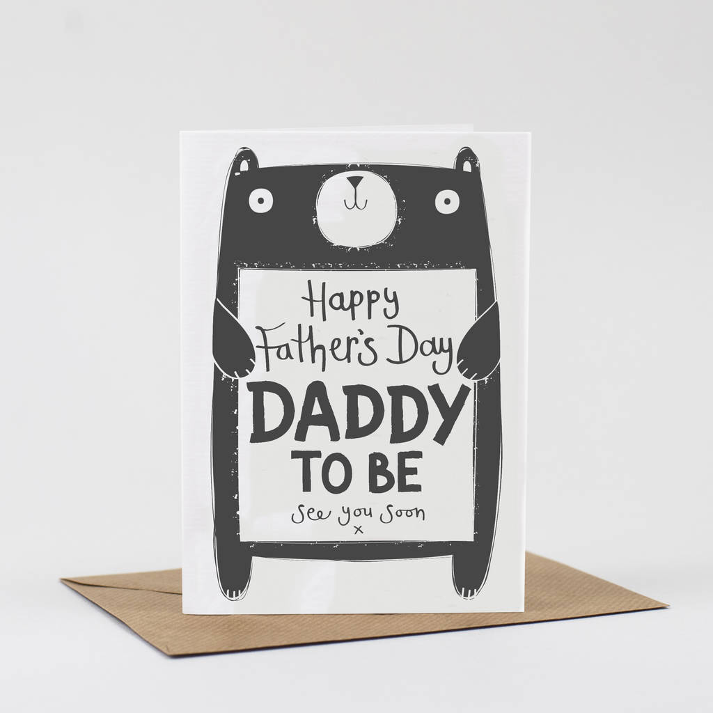 Daddy To Be Father S Day Card By Tandem Green