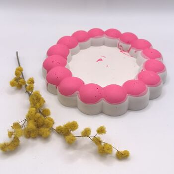 Neon Bubble Tray Pink And White, 2 of 7