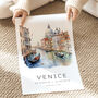 Italy Travel Destination Print For Venice, thumbnail 3 of 7