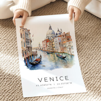 Italy Travel Destination Print For Venice, 3 of 7