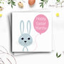 Personalised Hoppy Easter Bunny Card, thumbnail 3 of 5
