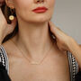 Sterling Silver Gold Vermeil 'Mama' Script Letter Necklace, thumbnail 2 of 8