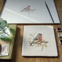 Bullfinch And Blossom Ceramic Tile Wall Art, thumbnail 8 of 11
